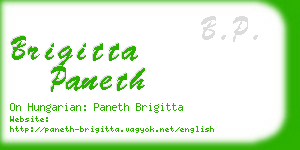 brigitta paneth business card